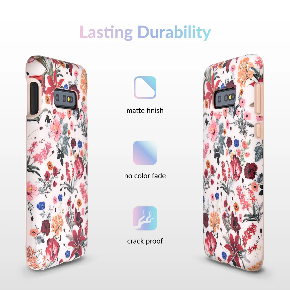Nude Vintage Floral Samsung Galaxy Case - Image 72