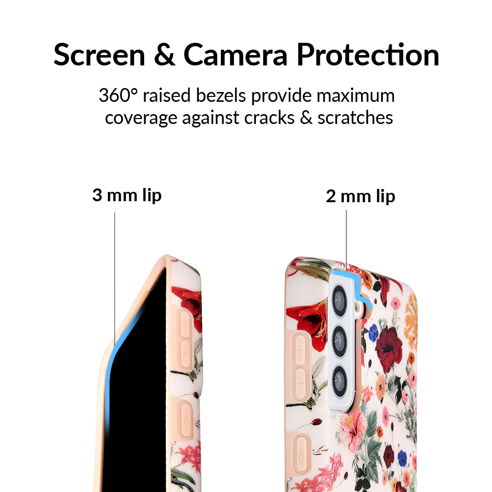 Nude Vintage Floral Samsung Galaxy Case - Image 81