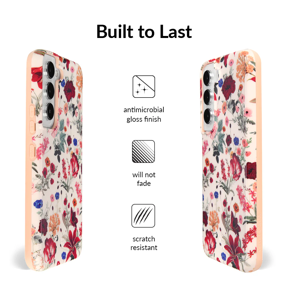 Nude Vintage Floral Samsung Galaxy Case - Image 91