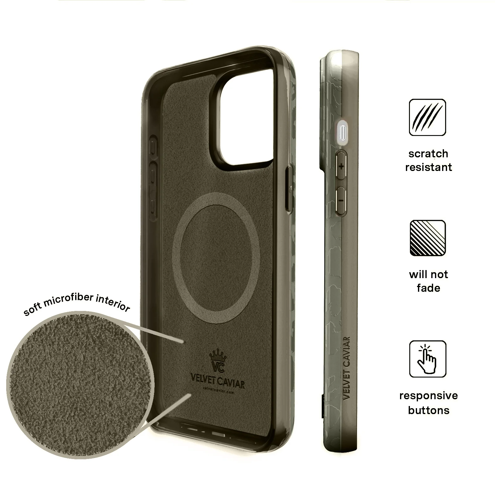 Olive Leopard iPhone Case - Image 102