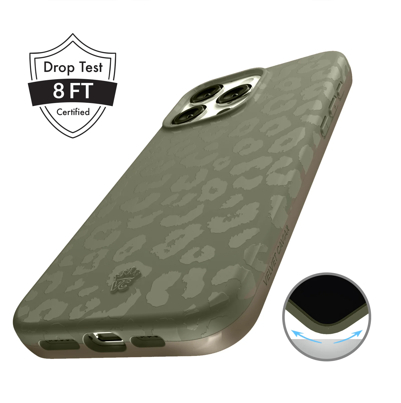 Olive Leopard iPhone Case - Image 107