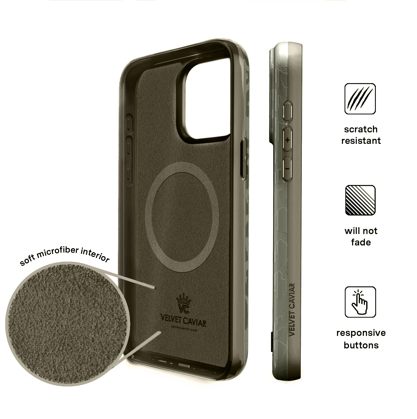 Olive Leopard iPhone Case - Image 114