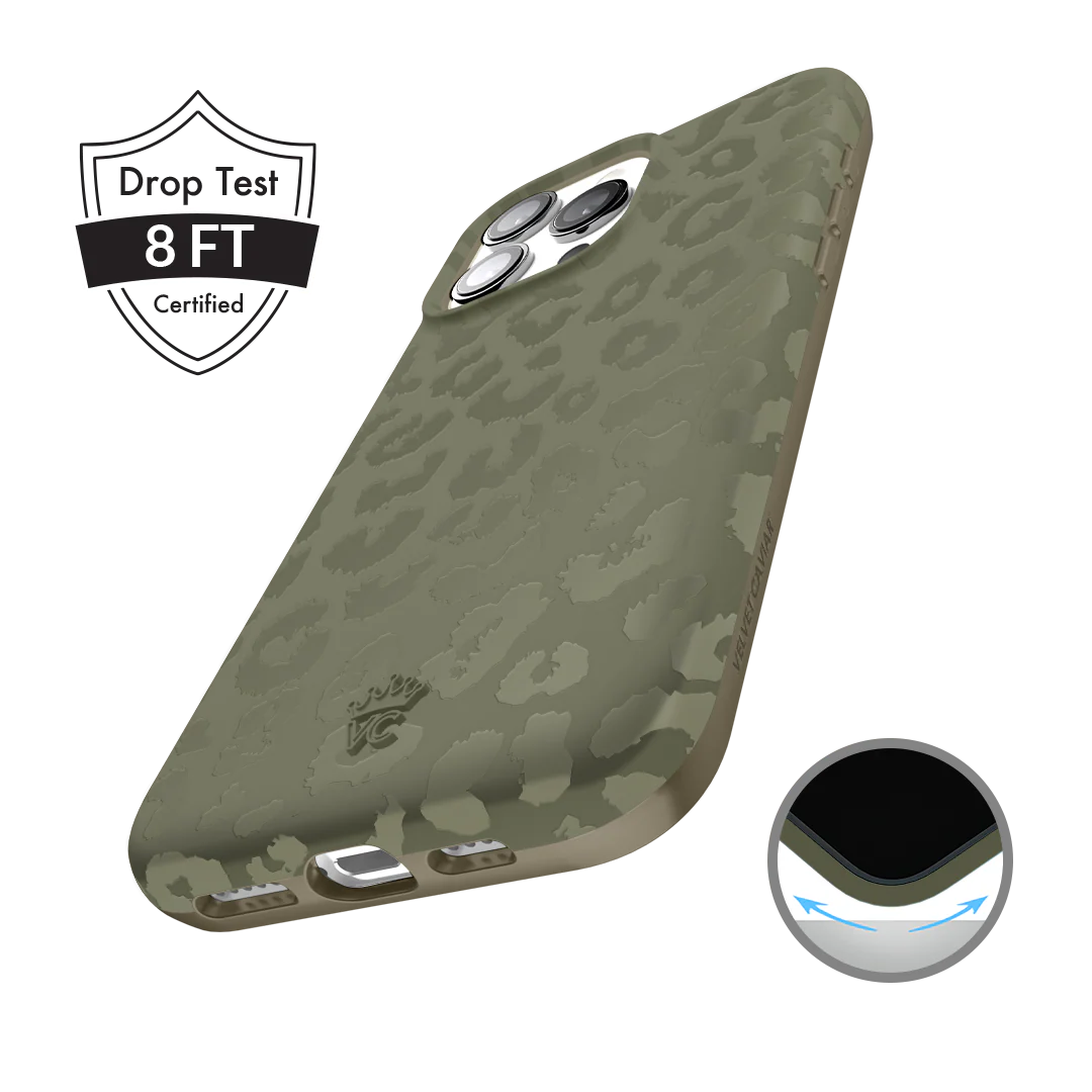 Olive Leopard iPhone Case - Image 125