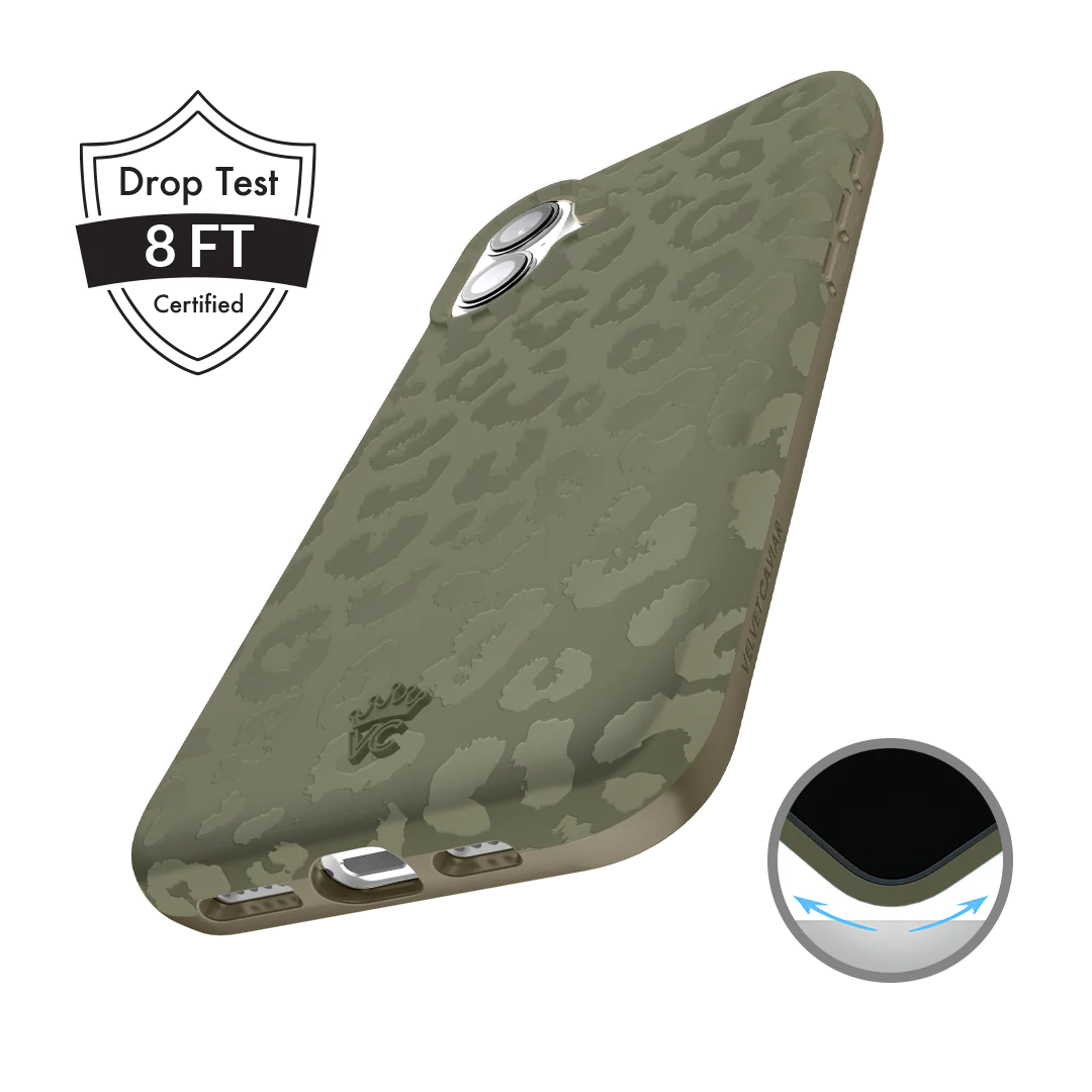 Olive Leopard iPhone Case - Image 131