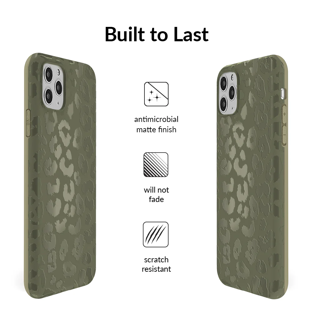 Olive Leopard iPhone Case - Image 89