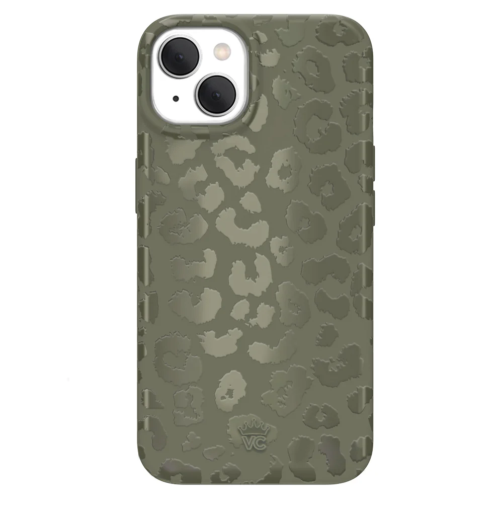 Olive Leopard iPhone Case - Image 91