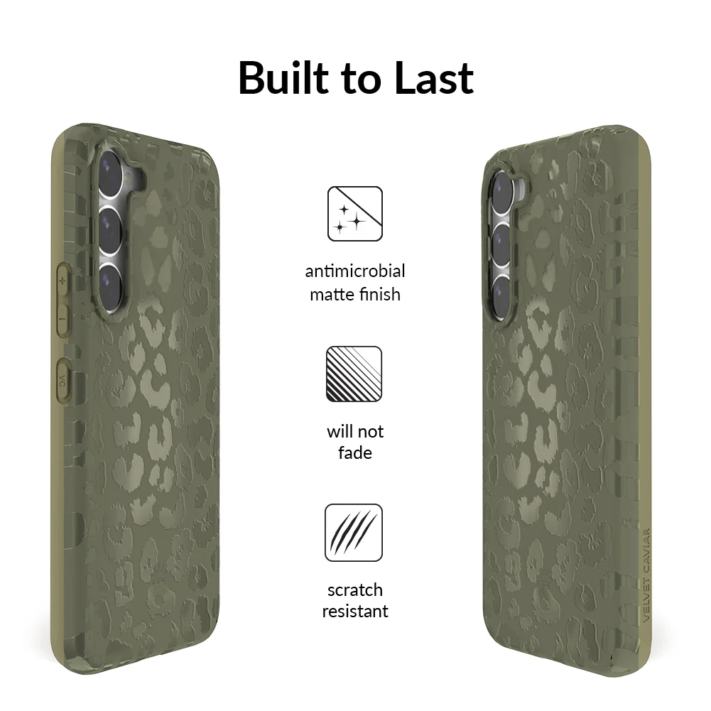Olive Leopard Samsung Case - Image 47