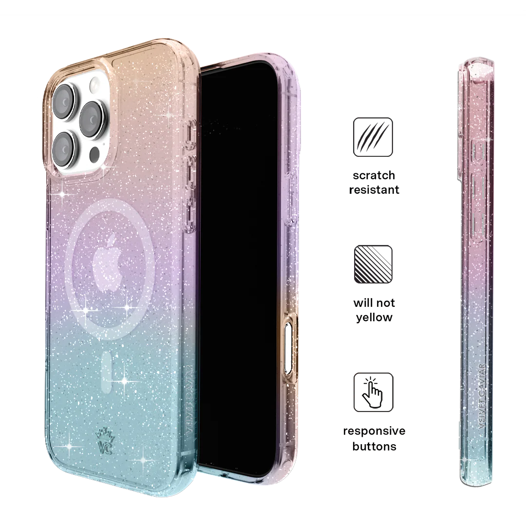 Ombre Stardust Glitter iPhone Case - Image 136
