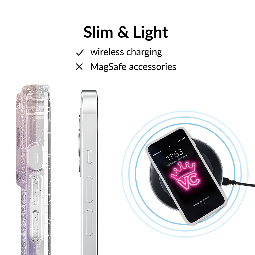 Ombre Stardust Glitter iPhone Case - Image 61