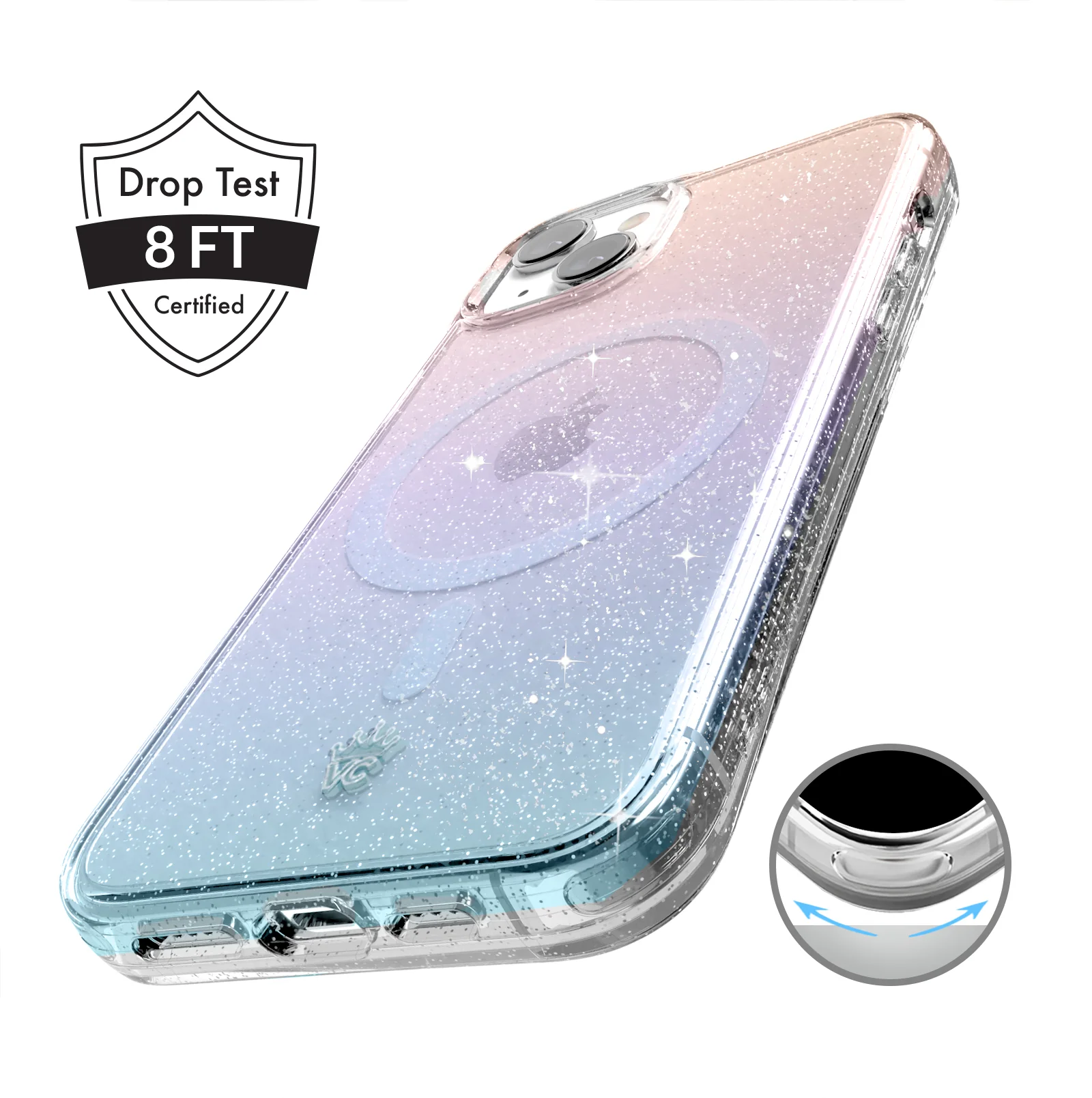 Ombre Stardust Glitter iPhone Case - Image 70