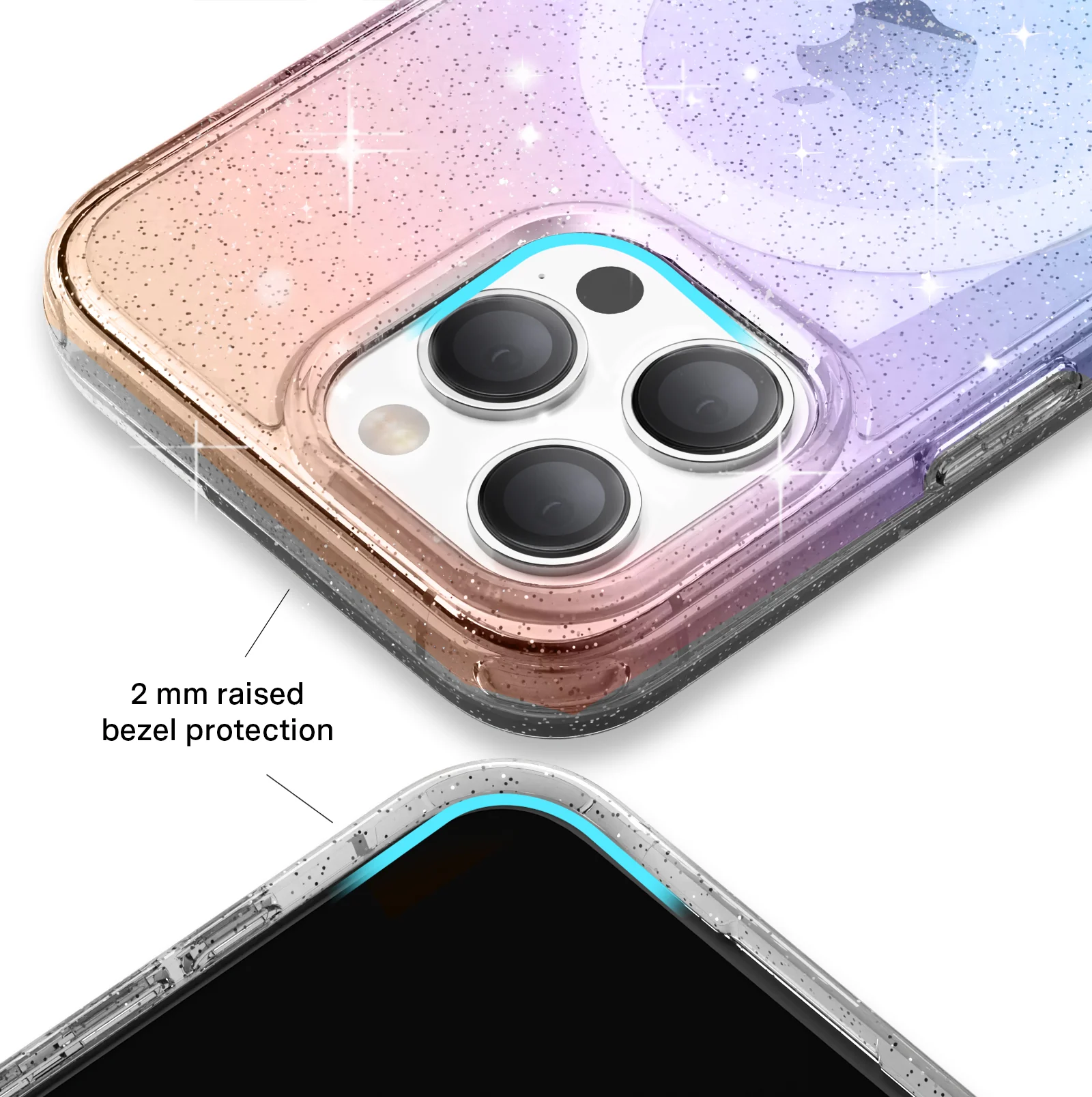 Ombre Stardust Glitter iPhone Case - Image 73