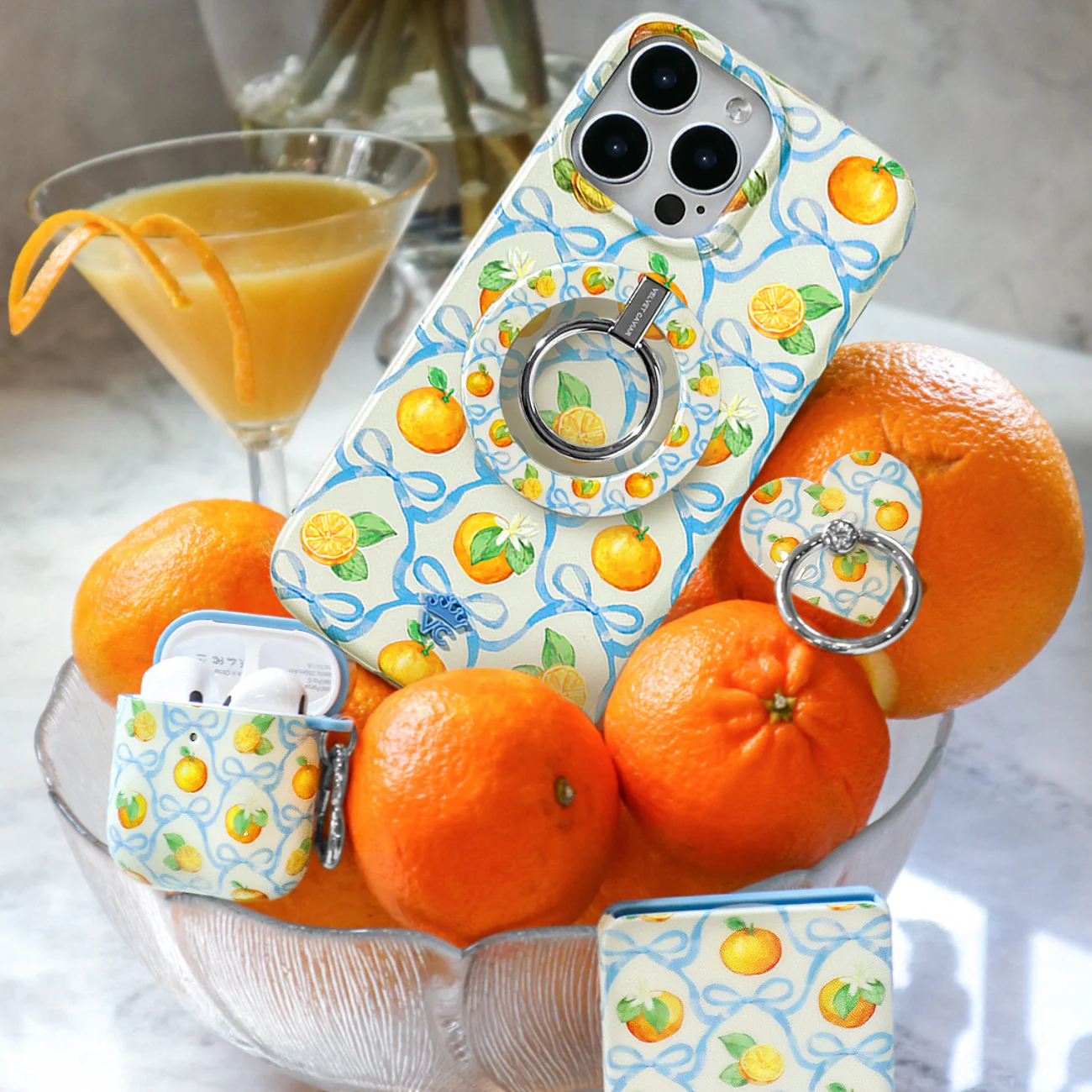 Orange Blossom AirPod Case - Image 12