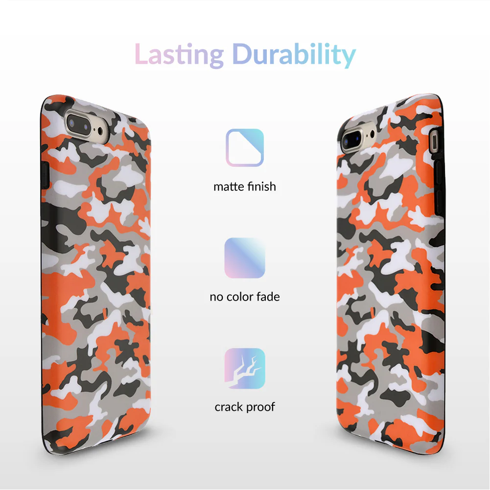 Orange Camo iPhone Case - Image 26