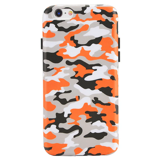 Orange Camo iPhone Case - Image 36