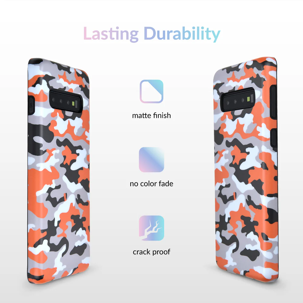 Orange Camo Samsung Galaxy Case - Image 23