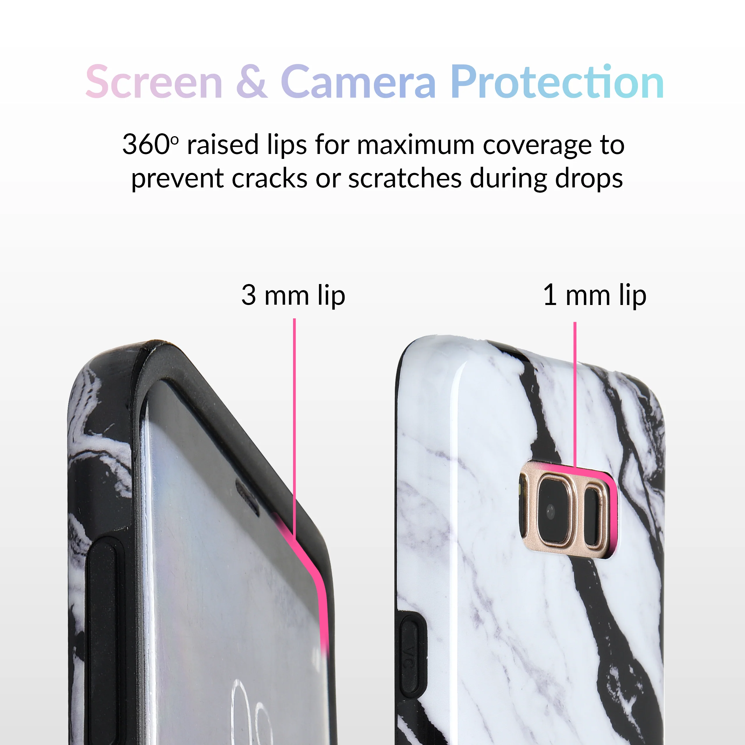 Panda Marble Samsung Galaxy Case - Image 2