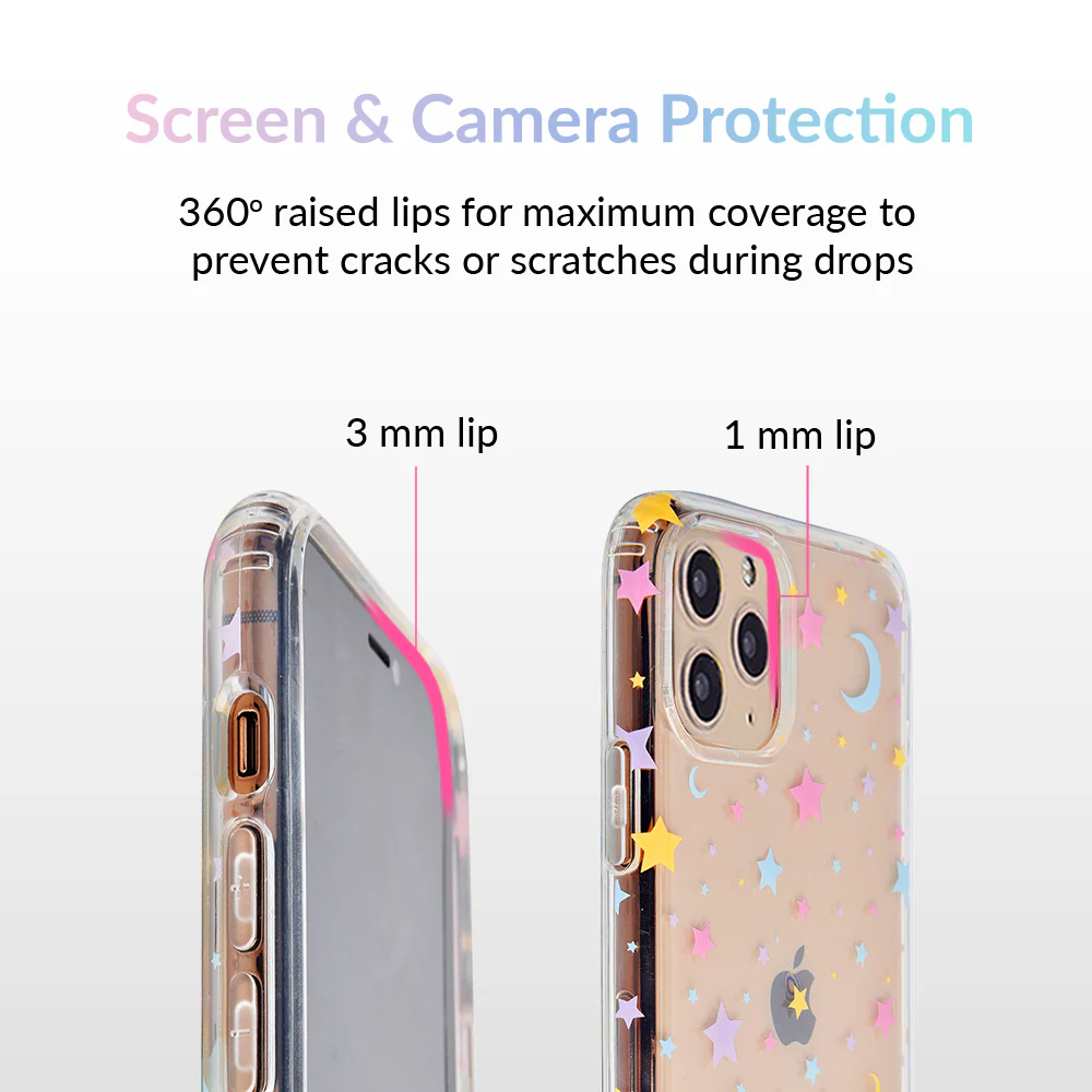 Pastel Starry Night Clear iPhone Case - Image 39