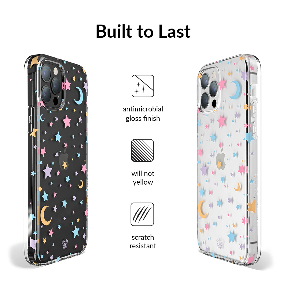 Pastel Starry Night Clear iPhone Case - Image 95