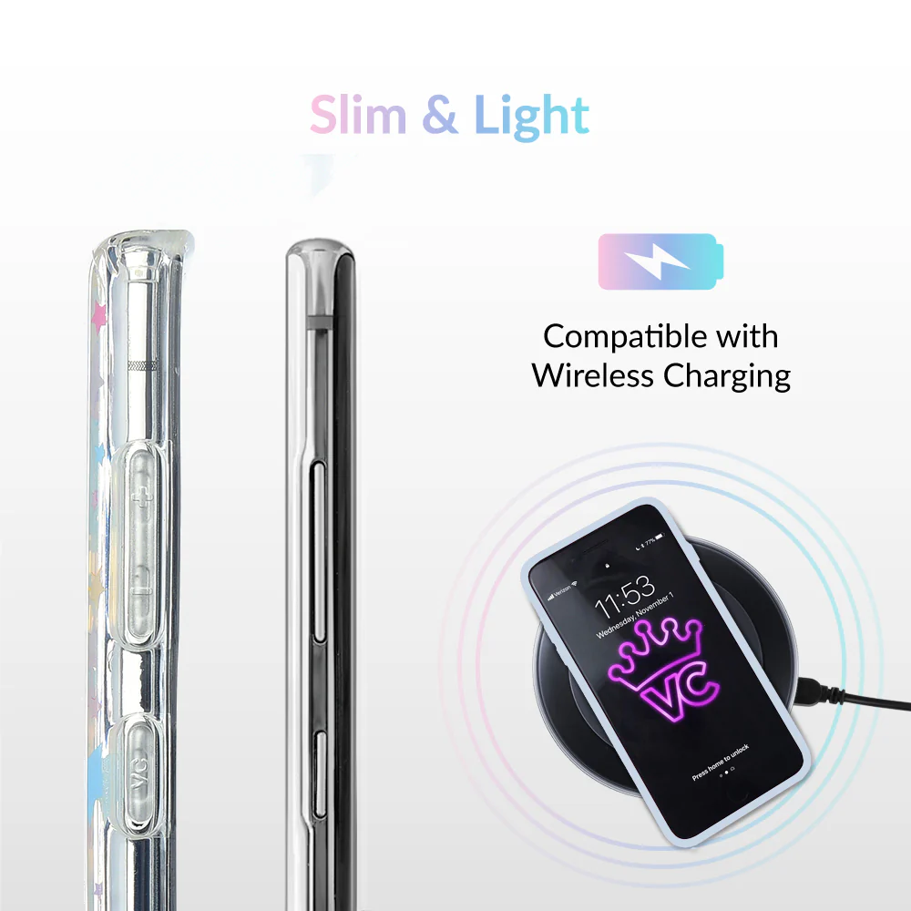 Pastel Starry Night Clear Samsung Case - Image 30