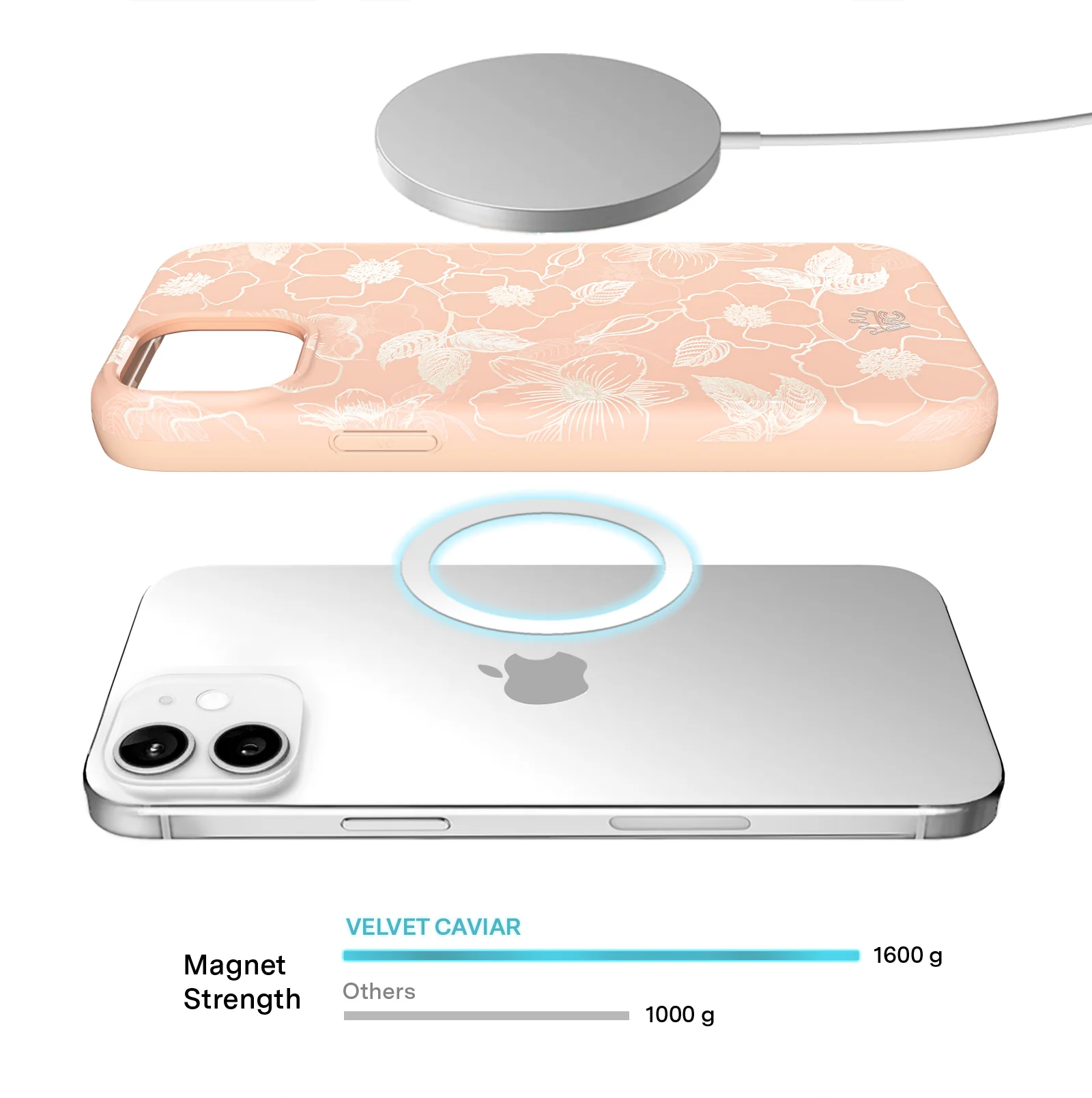 Peach Blossom Floral iPhone Case - Image 88