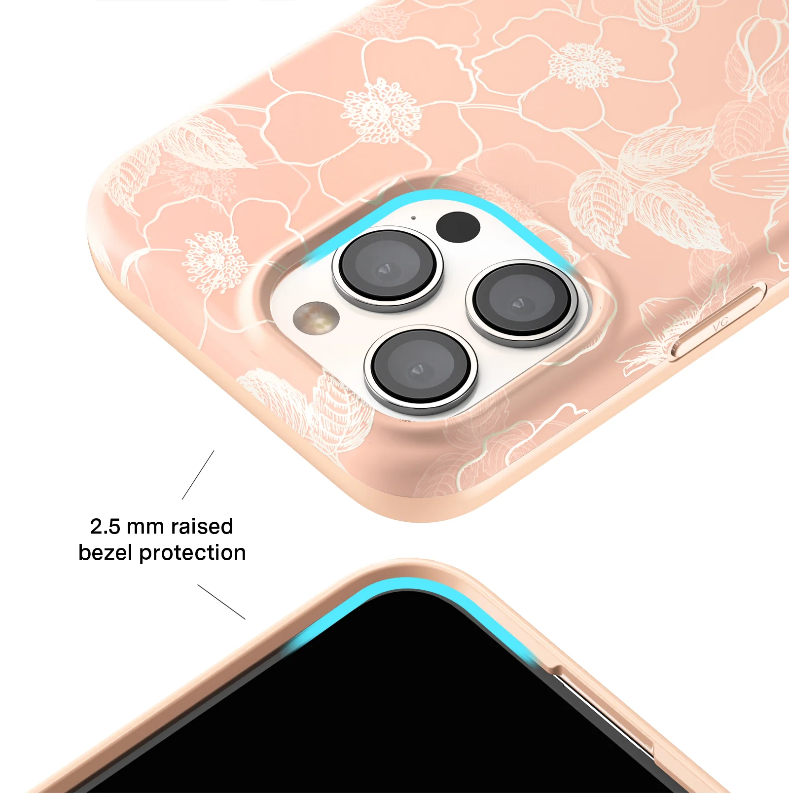Peach Blossom Floral iPhone Case - Image 9