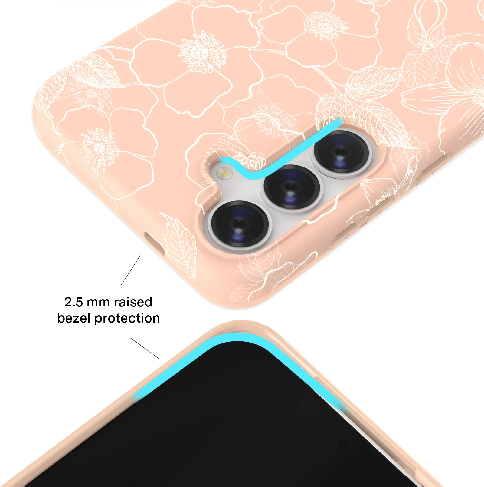 Peach Blossom Floral Samsung Case - Image 27