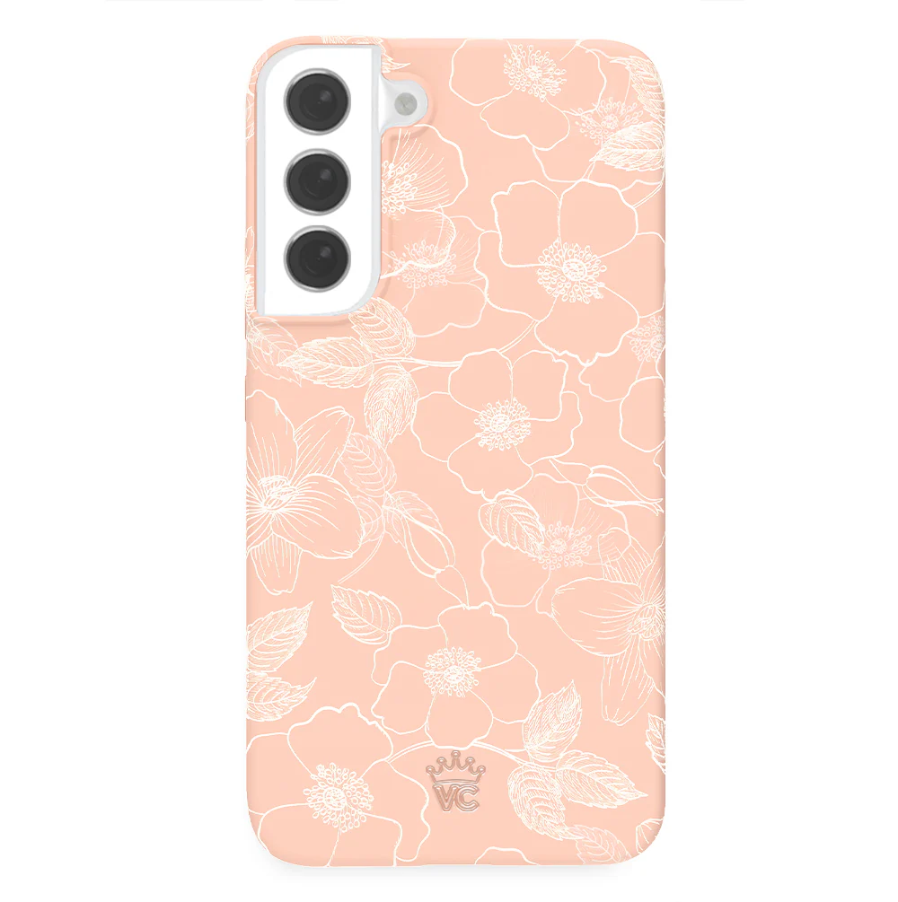 Peach Blossom Floral Samsung Case - Image 55