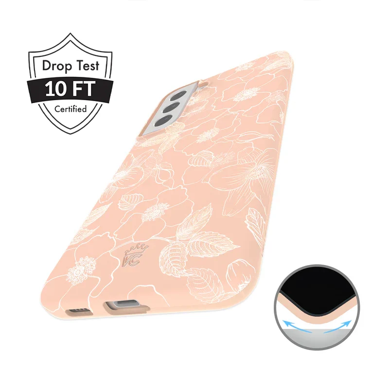 Peach Blossom Floral Samsung Case - Image 65