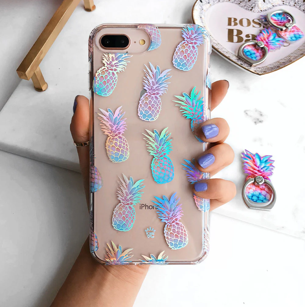 Pineapple Holo iPhone Case - Image 37