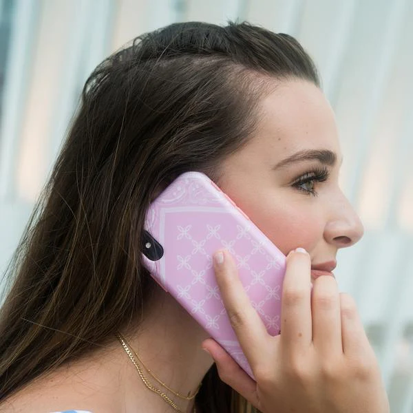 Pink Bandana iPhone Case by Kendall Vertes - Image 68