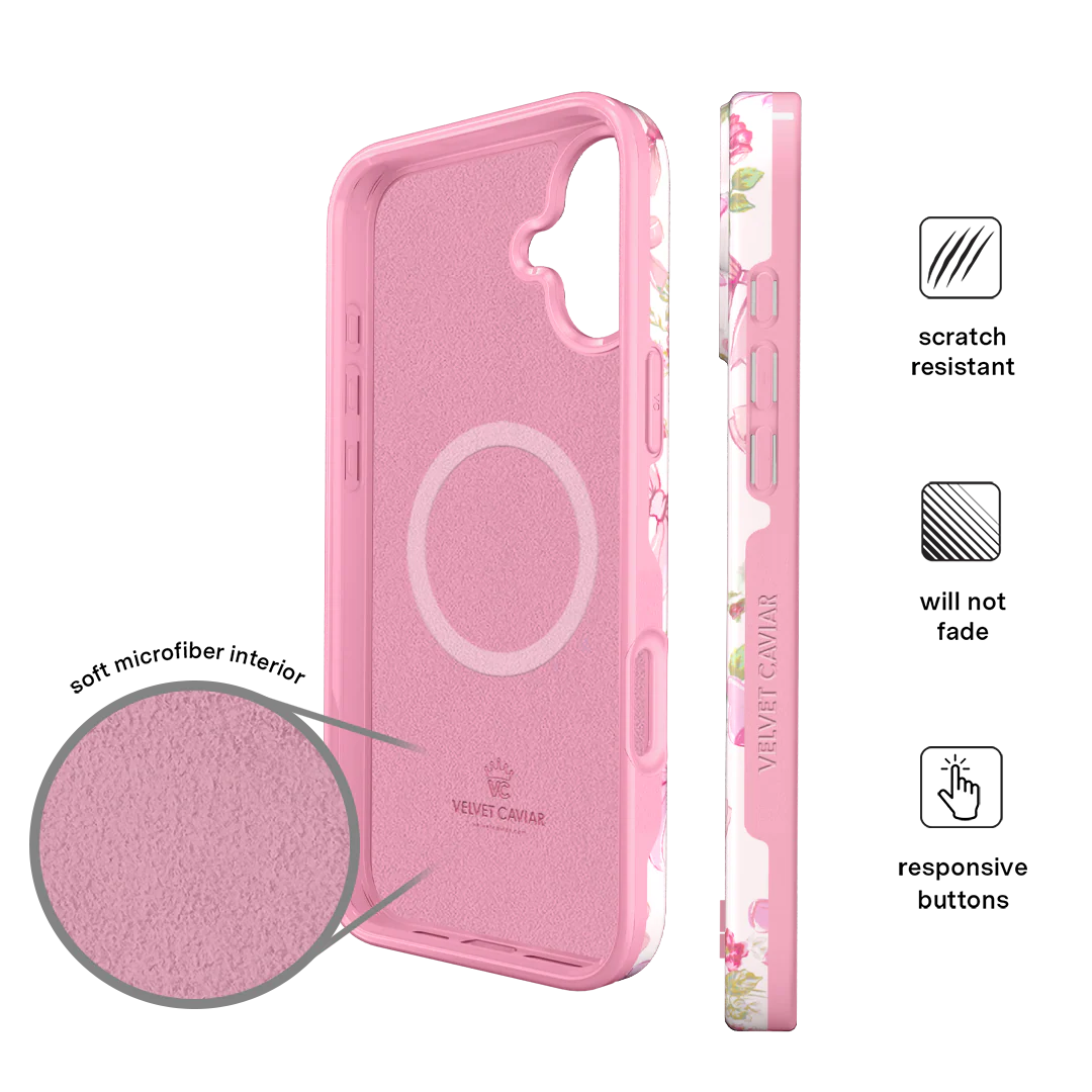 Posie Pink Bow iPhone Case - Image 95