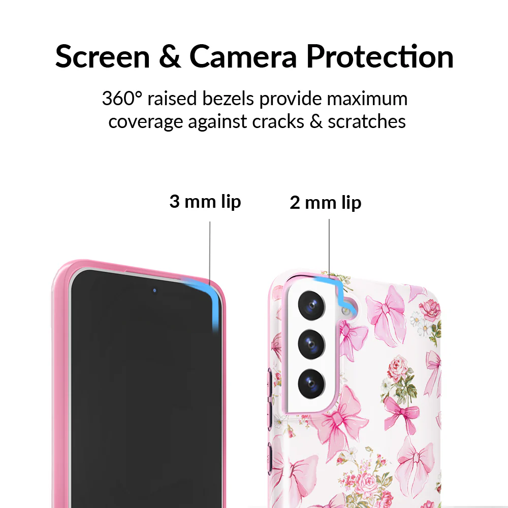 Posie Pink Bow Samsung Case - Image 22