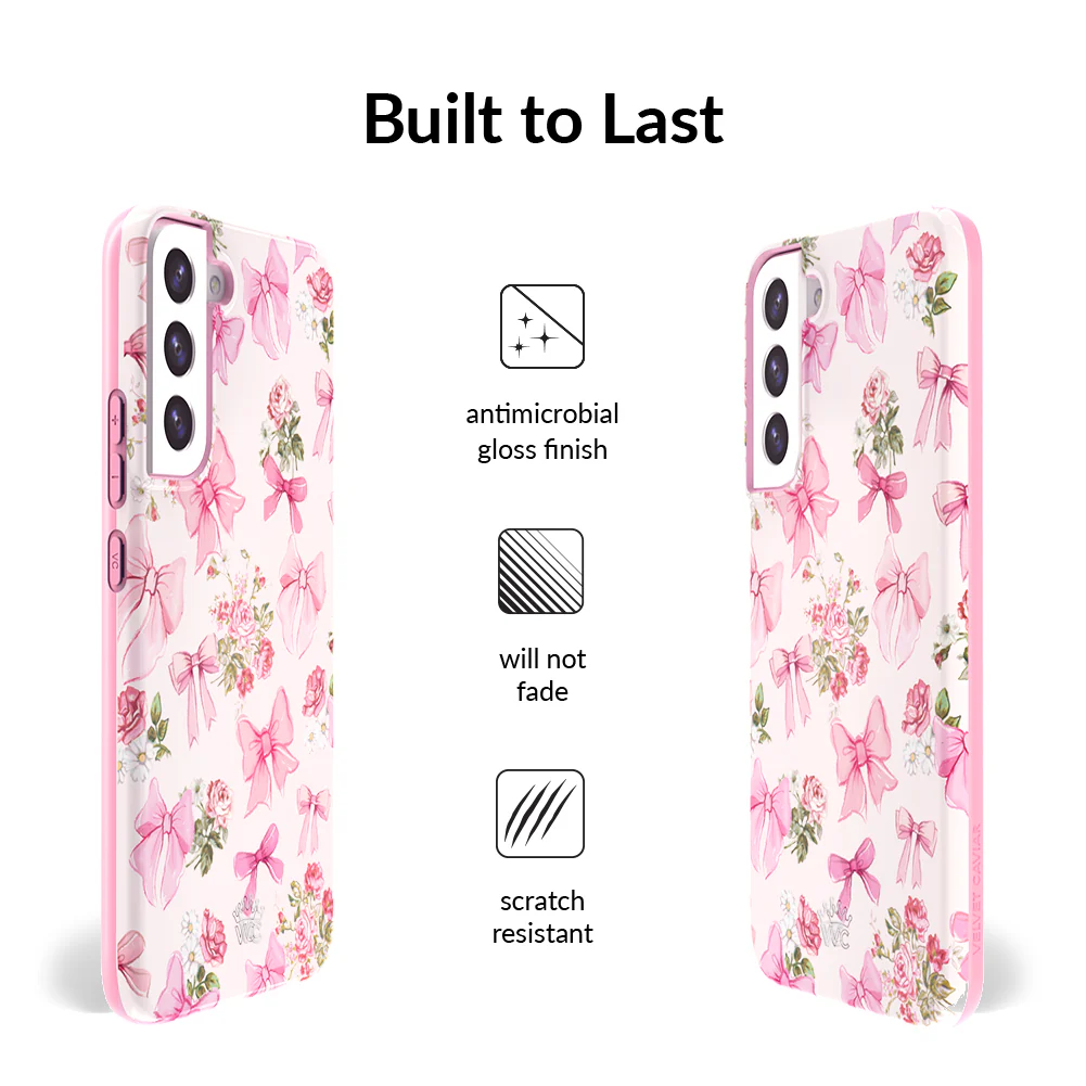 Posie Pink Bow Samsung Case - Image 34