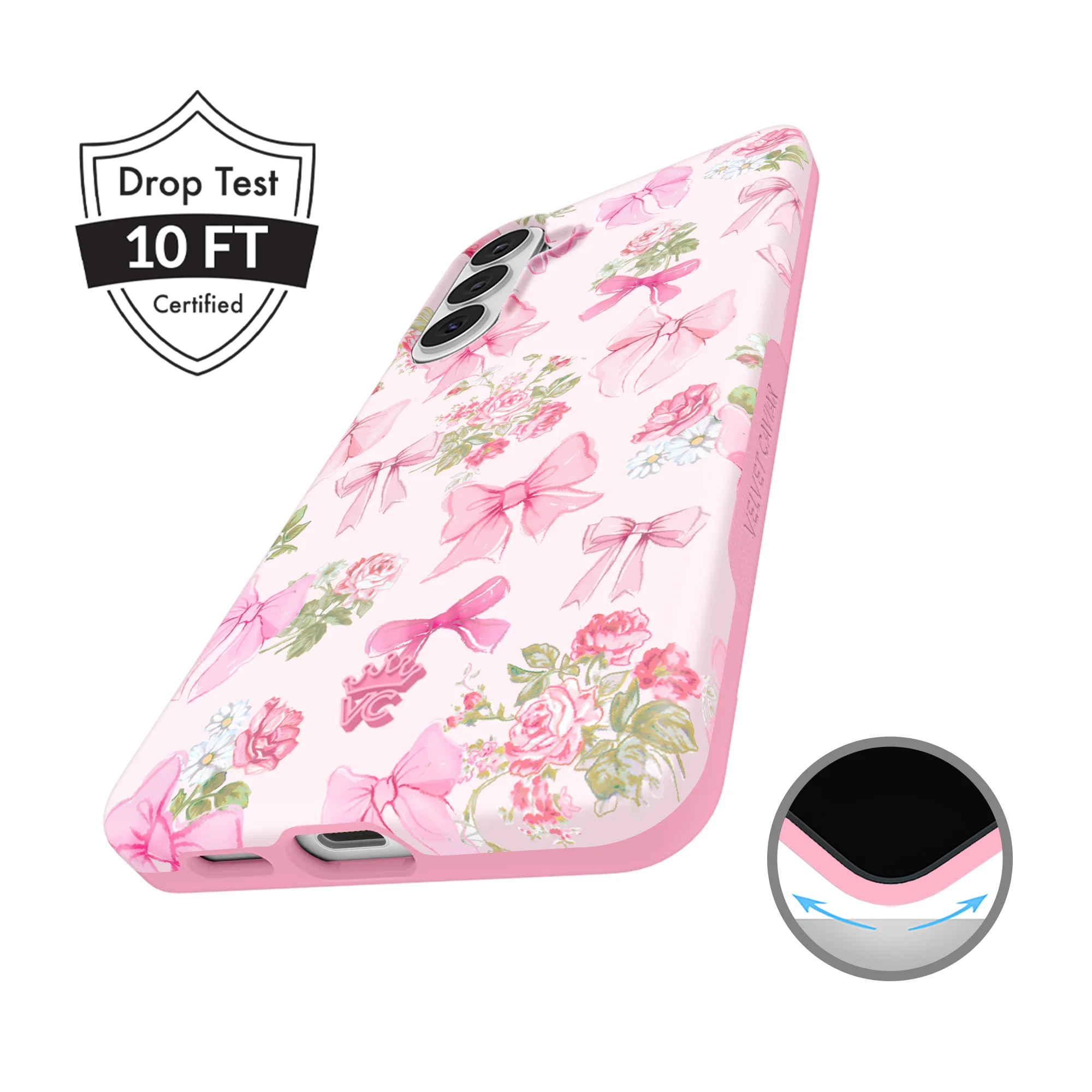 Posie Pink Bow Samsung Case - Image 62