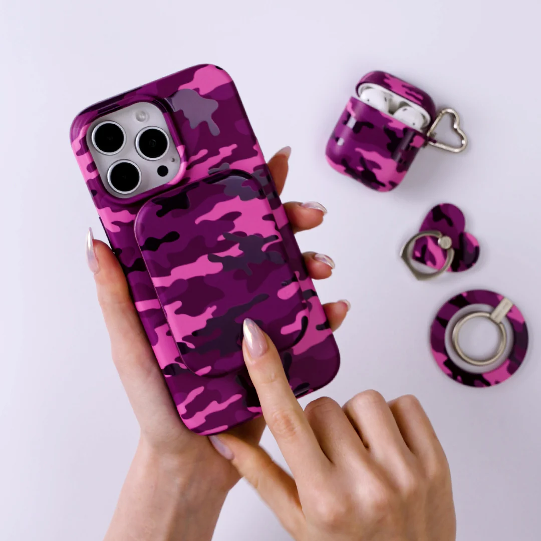 Magenta Camo Phone Ring - Image 2