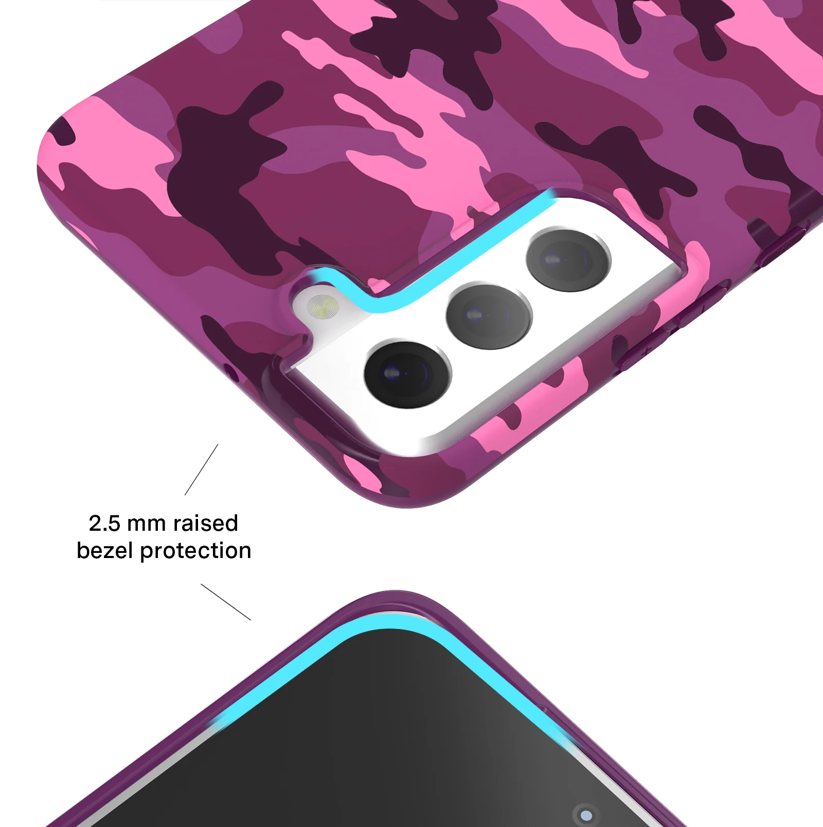 Magenta Camo Samsung Case - Image 39