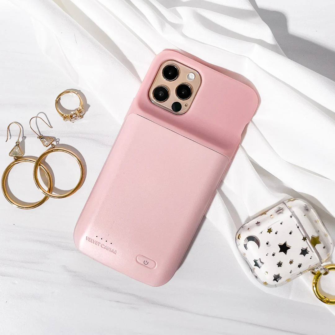 Pink iPhone Charging Case - Image 2