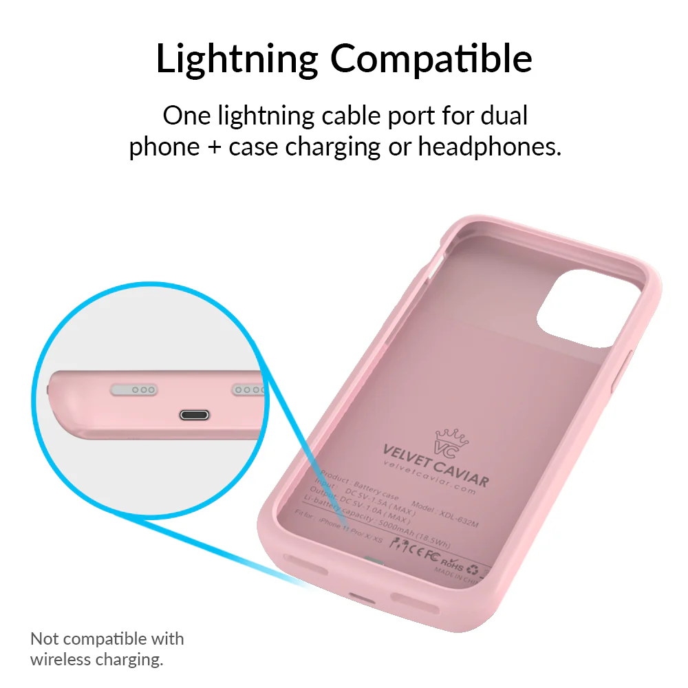 Pink iPhone Charging Case - Image 21