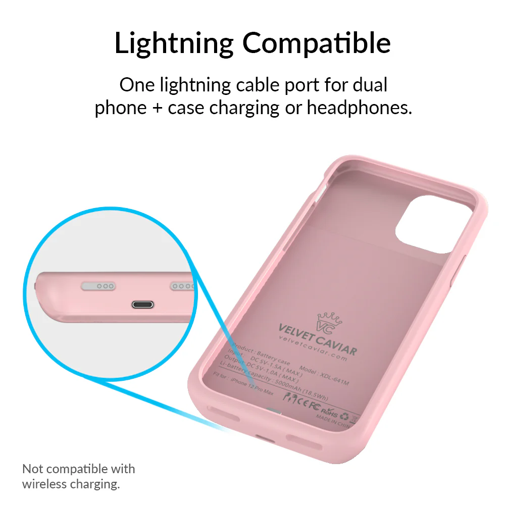 Pink iPhone Charging Case - Image 42