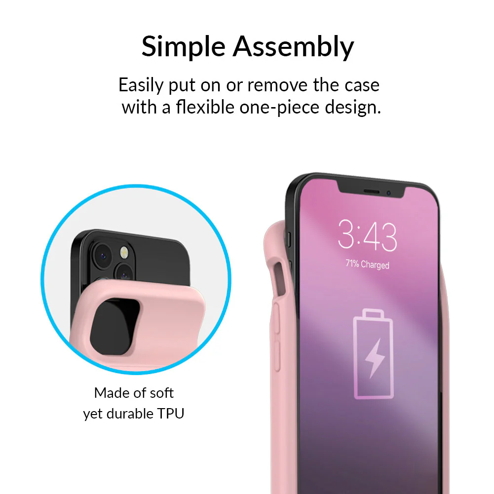 Pink iPhone Charging Case - Image 76