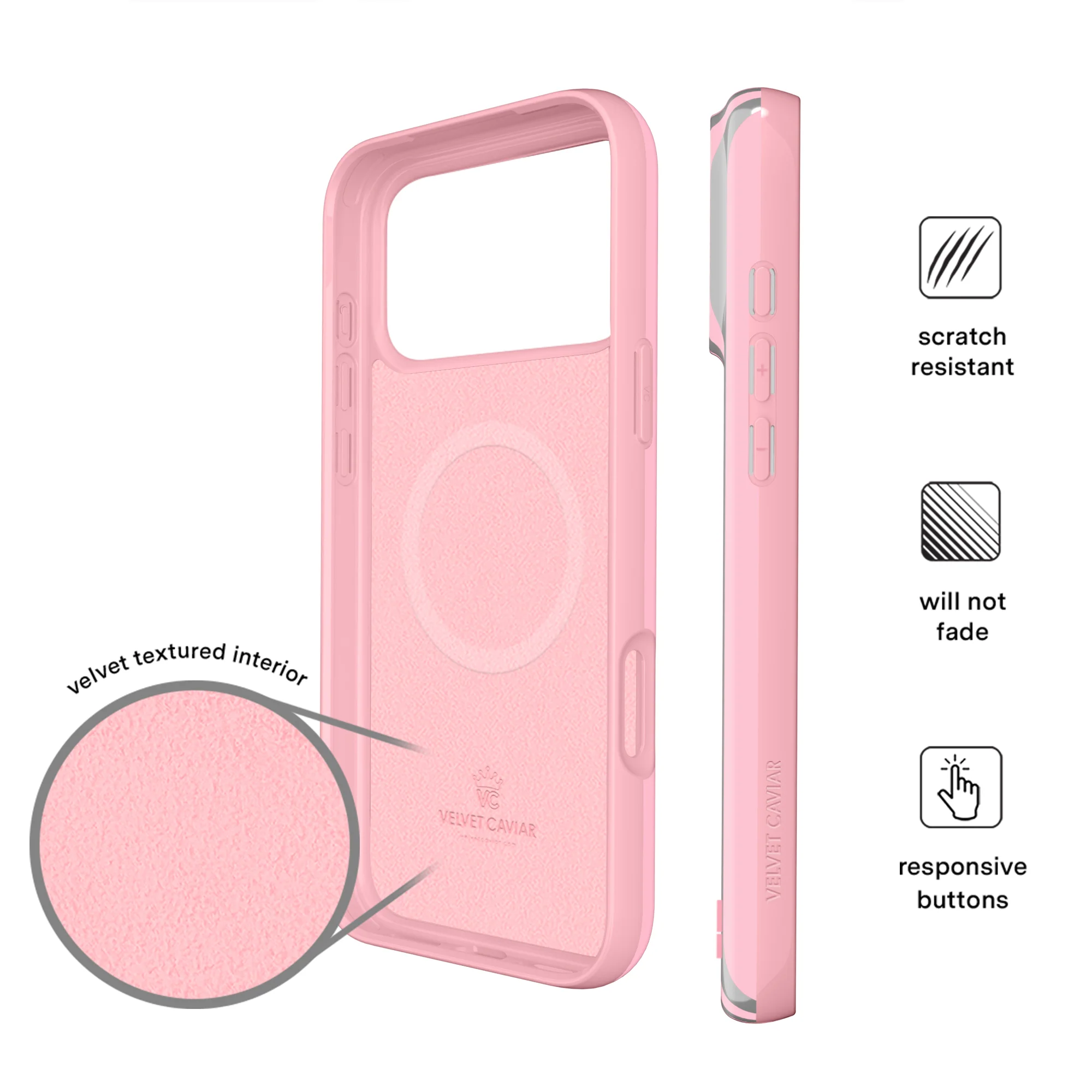 Pink Chrome Stripes iPhone Case - Image 75