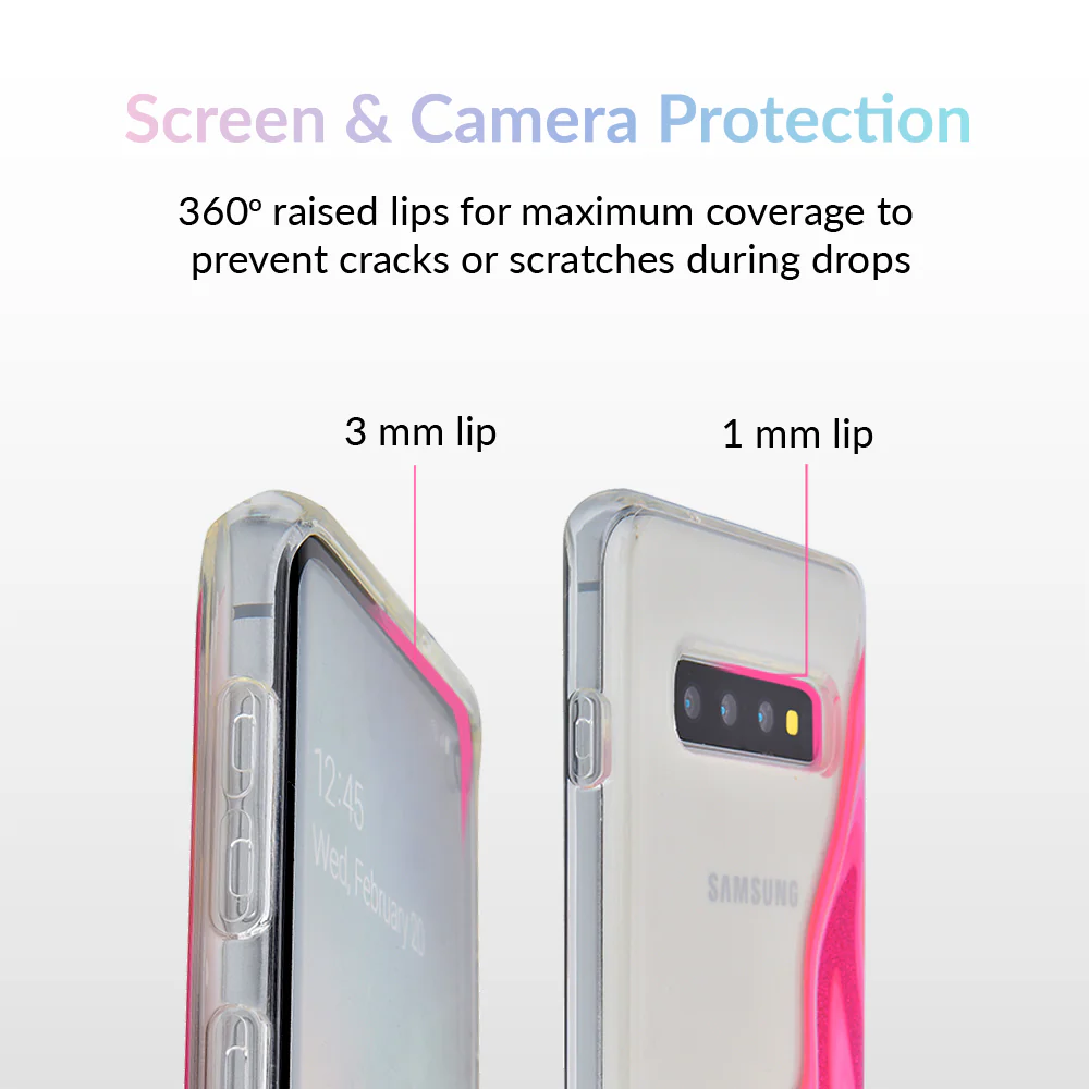 Pink Geode Glitter Samsung Case - Image 17