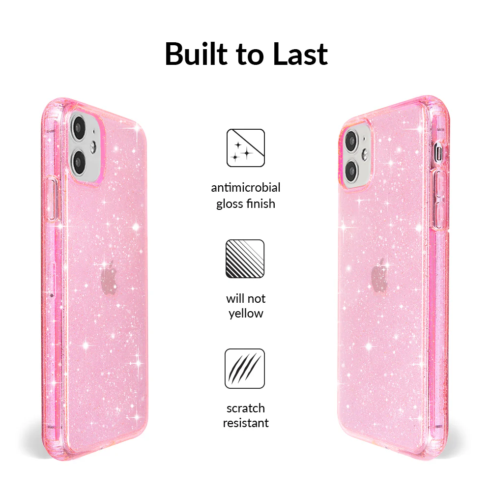 Pink Stardust Glitter iPhone Case - Image 29