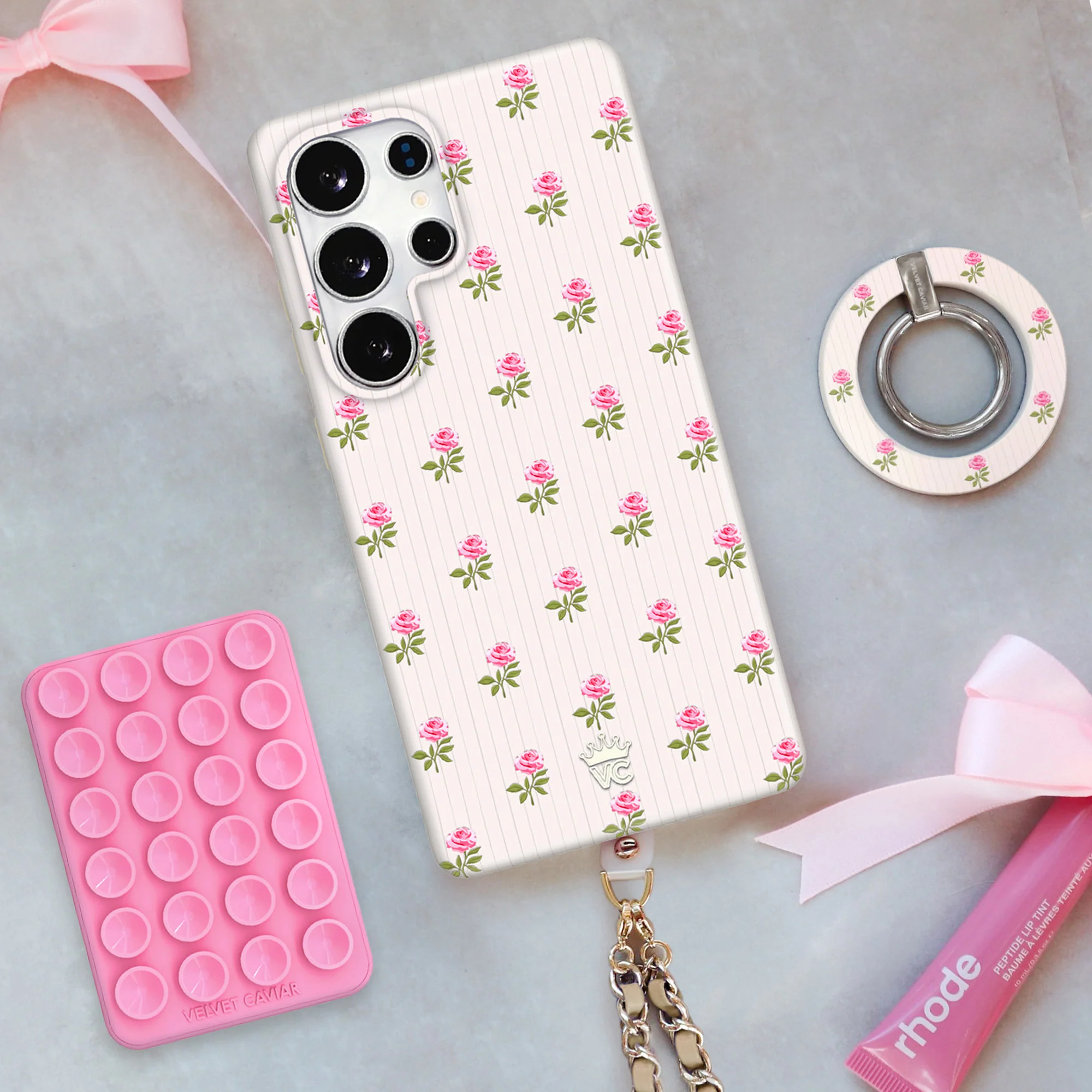 Pink Peony Floral Samsung Case - Image 28