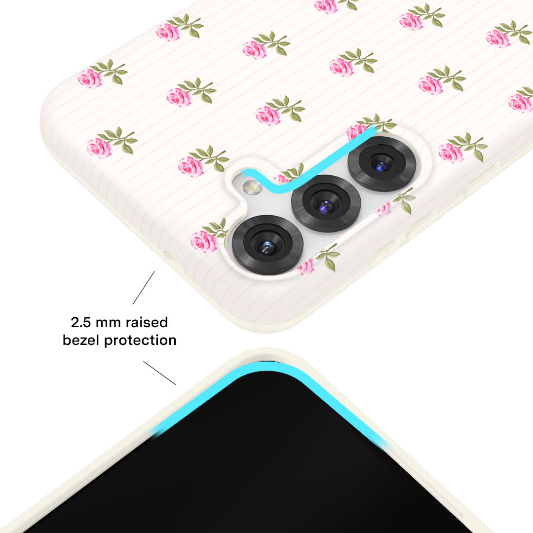 Pink Peony Floral Samsung Case - Image 3