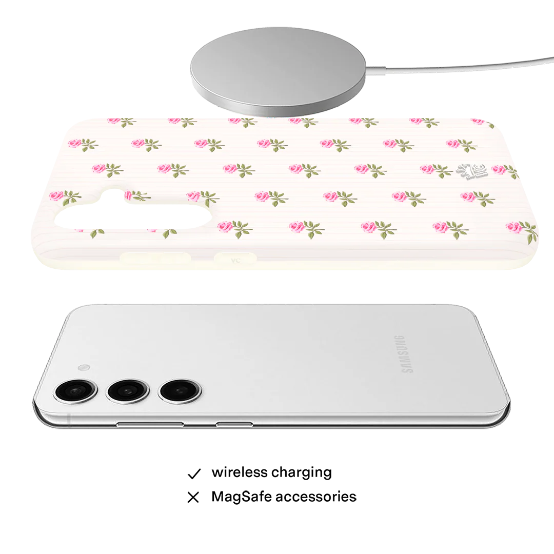 Pink Peony Floral Samsung Case - Image 32