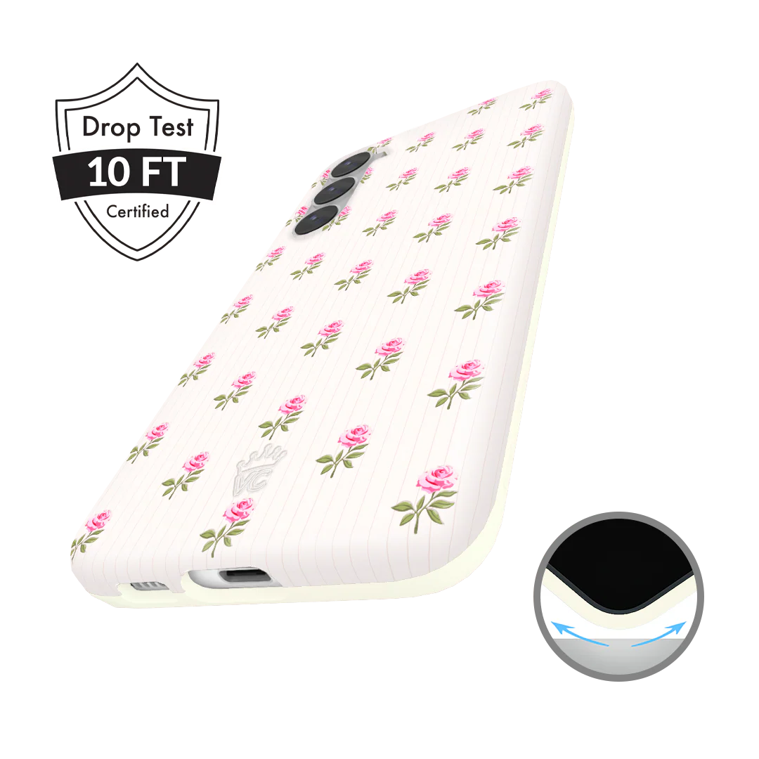 Pink Peony Floral Samsung Case - Image 47