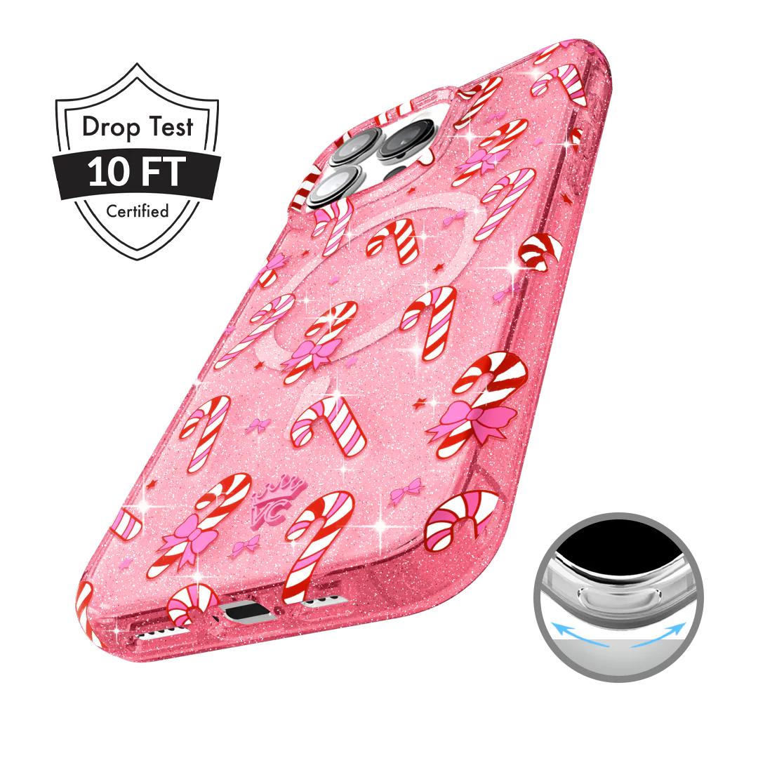 Pink Peppermint Princess iPhone Case - Image 4