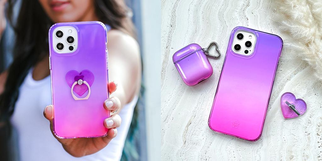 Violet Ombre iPhone Case - Image 97