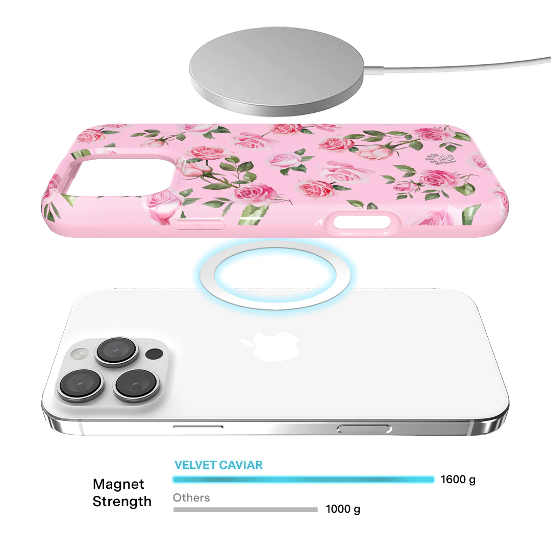 Baby Pink Roses iPhone Case - Image 3